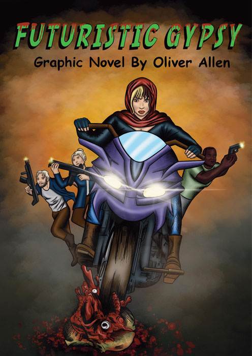 Book cover of Futuristic Gypsy by Oliver Allen